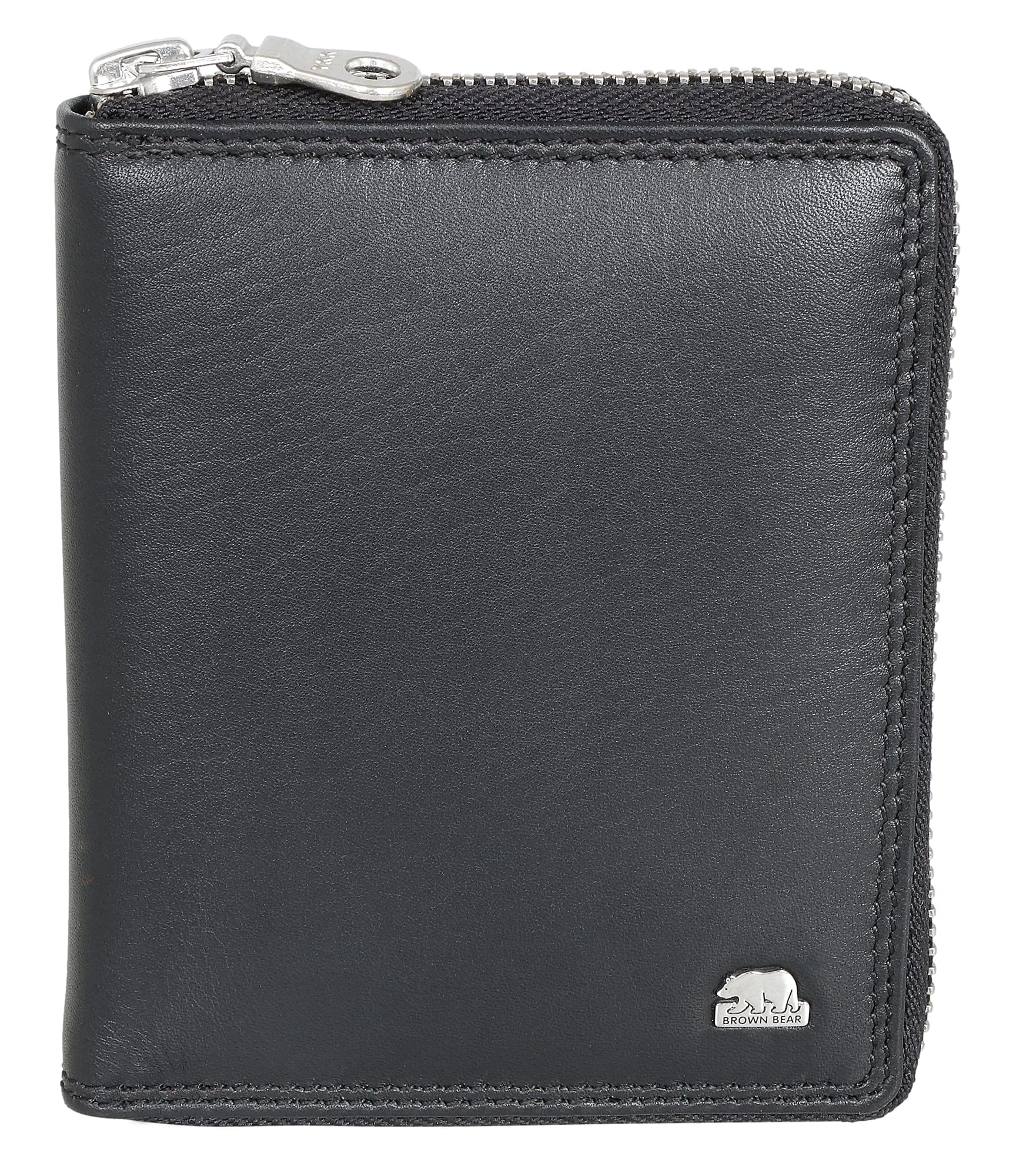 Brown Bear Classic 8009 - Geldbörse Schwarz Nappa