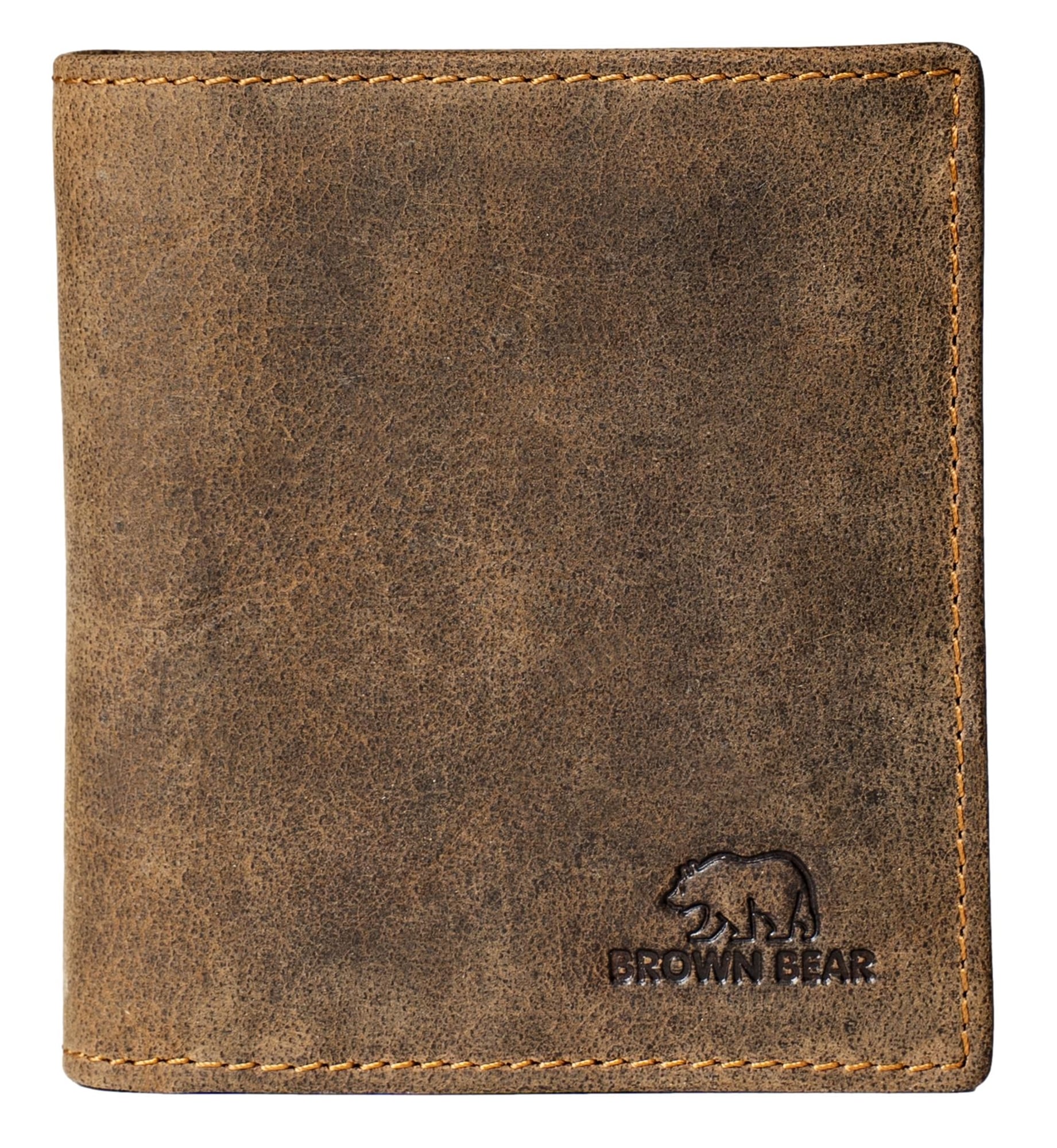 Brown Bear "Tim" - Slim Wallet Braun-Vintage